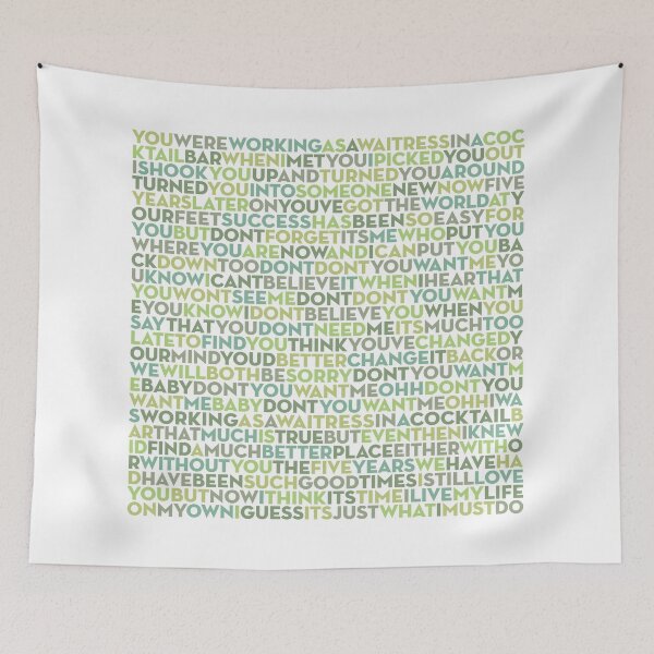 Item preview, Don't You Want Me - The Human League (lyrics) v.7 designed and sold by x1brett.