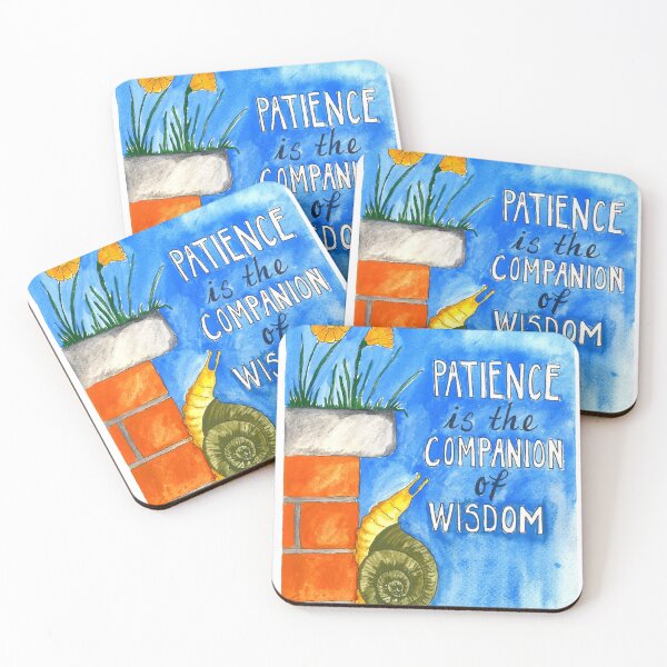 Item preview, Inspirational Quote - Patience is the companion designed and sold by KarenAllenArt.