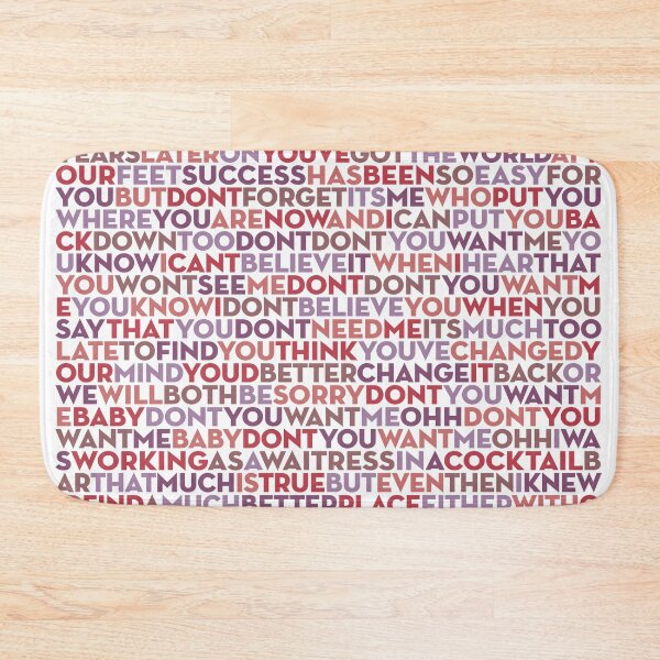 Item preview, Don't You Want Me - The Human League (lyrics) v.10 designed and sold by x1brett.