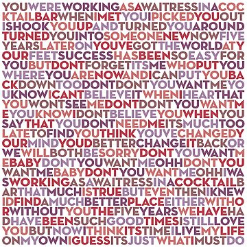 "Don't You Want Me - The Human League (lyrics) v.10" A-Line Dress for