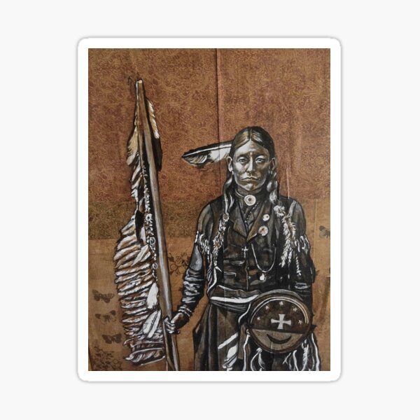 Item preview, Indian with spear designed and sold by RayStephenson.