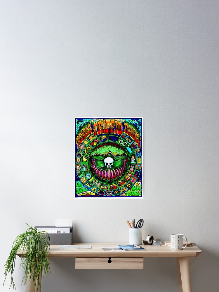 Thumbnail 1 of 3, Poster, Texas Triffid Ranch designed and sold by LarryCareyArt.