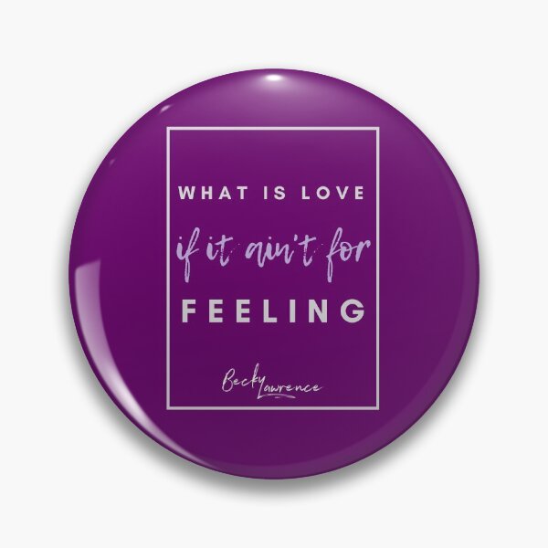 What Is Life - Lyrics Design 3 Pin