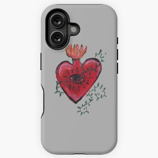 Vista previa del artículo con la obra «corazón en llamas», diseñado y vendido por mela xx.