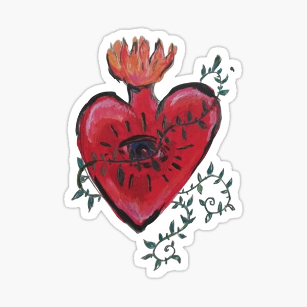 heart ablaze  Sticker