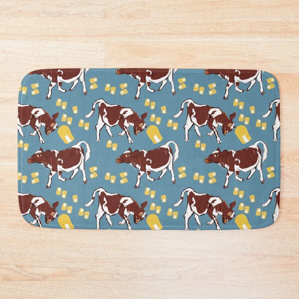 Item preview, Baby calf with corn in blue designed and sold by EskTuulispaa.