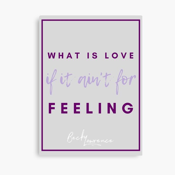 What Is Life - Lyrics Design 2 Canvas Print