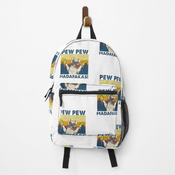 Item preview, Pew Pew Madafakas Funny Vintage Frenchie French Bulldog With 2 designed and sold by MYCZOWJ.