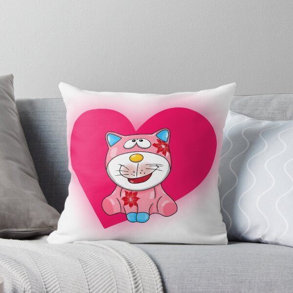 Item preview, Pinkat con lindo corazón designed and sold by Mitnal.