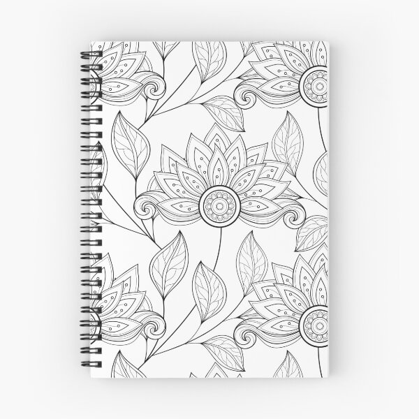 Item preview, Non Colored Pattern with Floral Motifs designed and sold by lissantee.