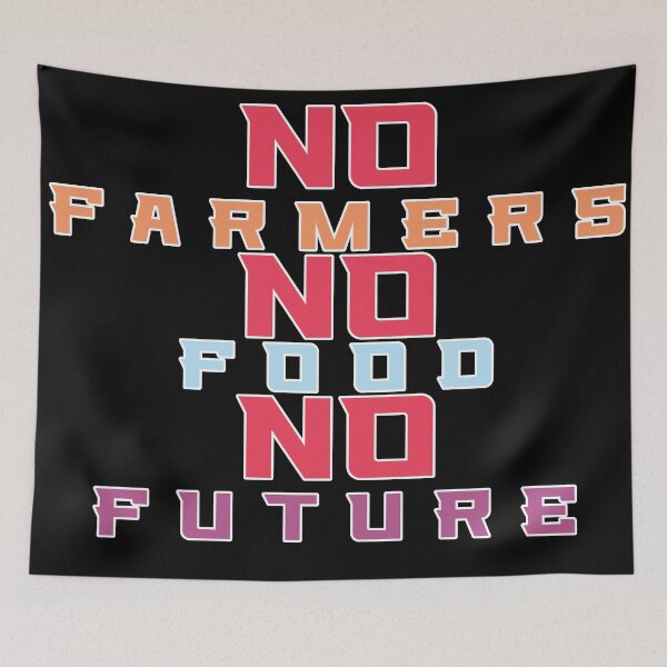 Item preview, Support for farmers (colors) designed and sold by 2Girls1Shirt.