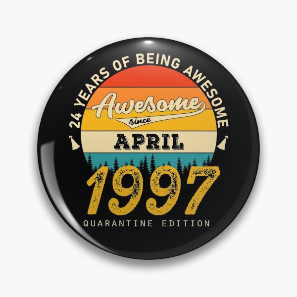 Artikelvorschau, 24 Jahre großartig seit 1997 April entworfen und verkauft von TrendingTees4u.