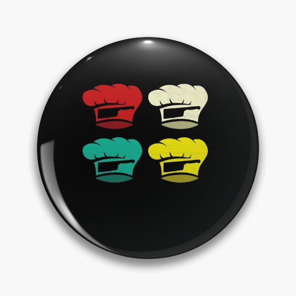 Artikelvorschau, Vintage Küchenmesser und Kochmütze Toque Chefkoch Kochen entworfen und verkauft von ShopTheStyle.