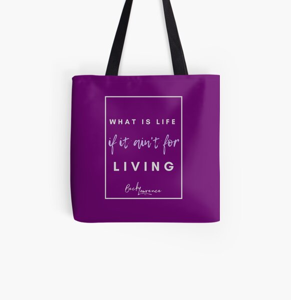 What Is Life - Lyrics Design 4 All Over Print Tote Bag