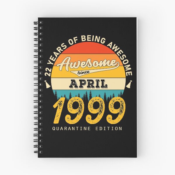 Item preview, 22 Years of Being Awesome Since 1999 April designed and sold by TrendingTees4u.