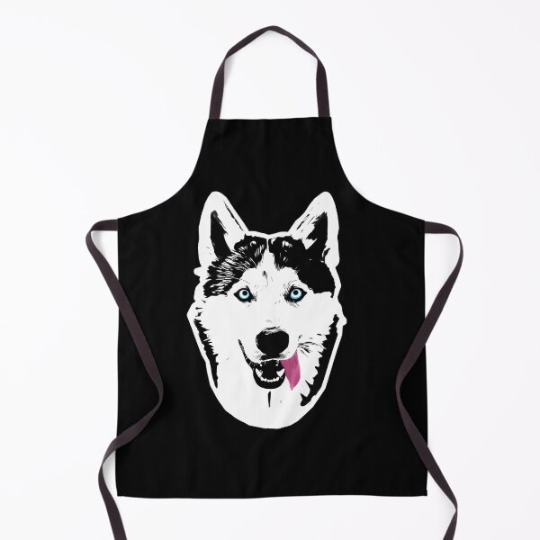 Item preview, Blue Eyed Husky - Black Background designed and sold by solrevolver.