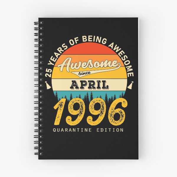 Item preview, 25 Years of Being Awesome Since 1996 April designed and sold by TrendingTees4u.