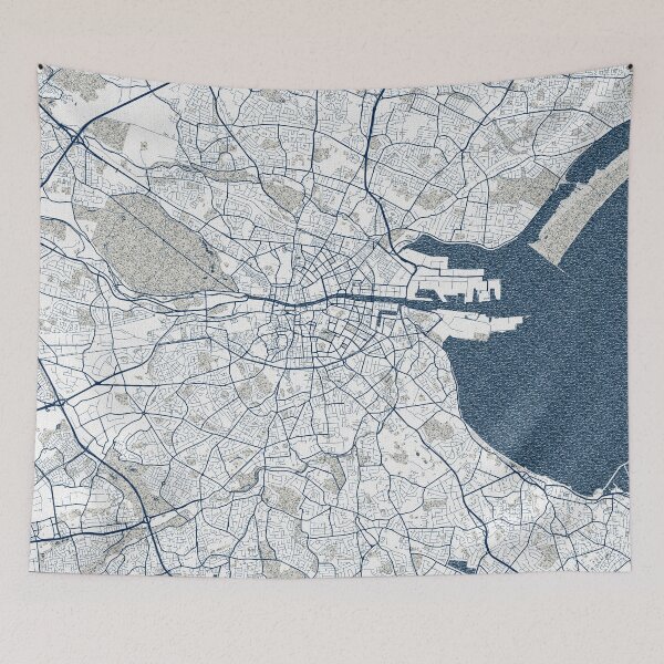 Item preview, Dublin City Map of Ireland - Coastal designed and sold by deMAP.