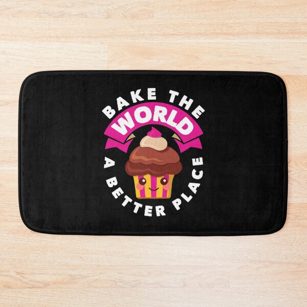 Item preview, Bake The World A Better Place Cupcake Baking Confectionery designed and sold by ShopTheStyle.