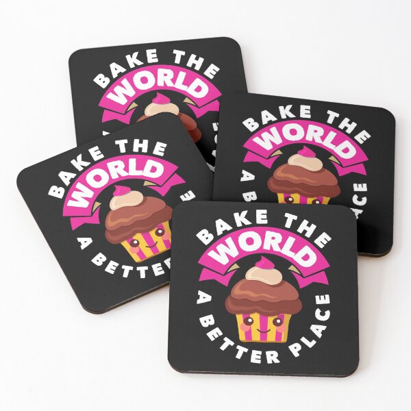Item preview, Bake The World A Better Place Cupcake Baking Confectionery designed and sold by ShopTheStyle.