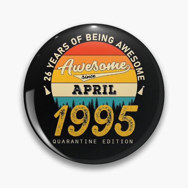 Item preview, 26 Years of Being Awesome Since 1995 April designed and sold by TrendingTees4u.