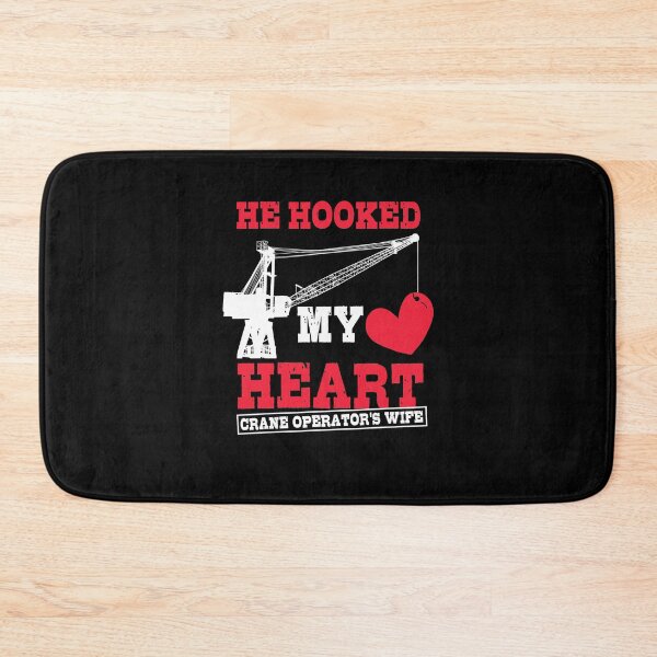 Item preview, Crane Operator Gifts Wife He Hooked My Heart designed and sold by MiKatStore.