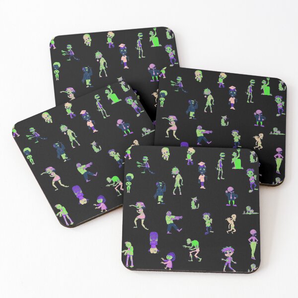 Item preview, Zombie Mash Up - Halloween Fest Neon Purple Green designed and sold by Imemewell.