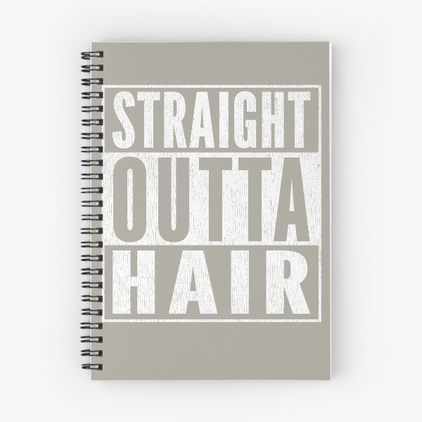 Item preview, Straight Outta Hair Funny Bald Man Quote designed and sold by PandaPope.