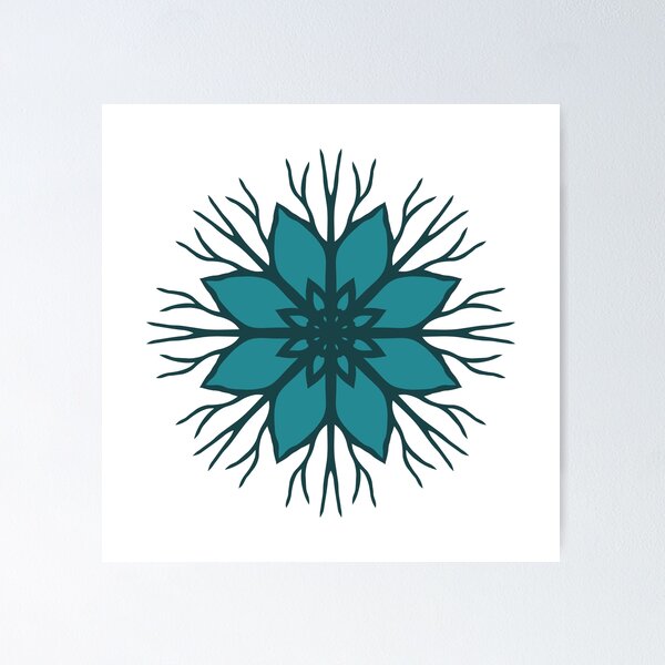 Item preview, Guirnalda de Raíces de Flores (Verde) designed and sold by John Uttley.