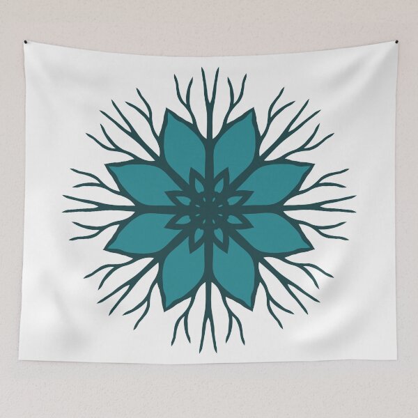 Item preview, Guirnalda de Raíces de Flores (Verde) designed and sold by John Uttley.