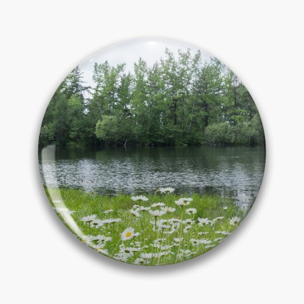 Item preview, Splendid Daisy Meadow - Summertime Forest Lake Idyll designed and sold by Georgia Mizuleva.