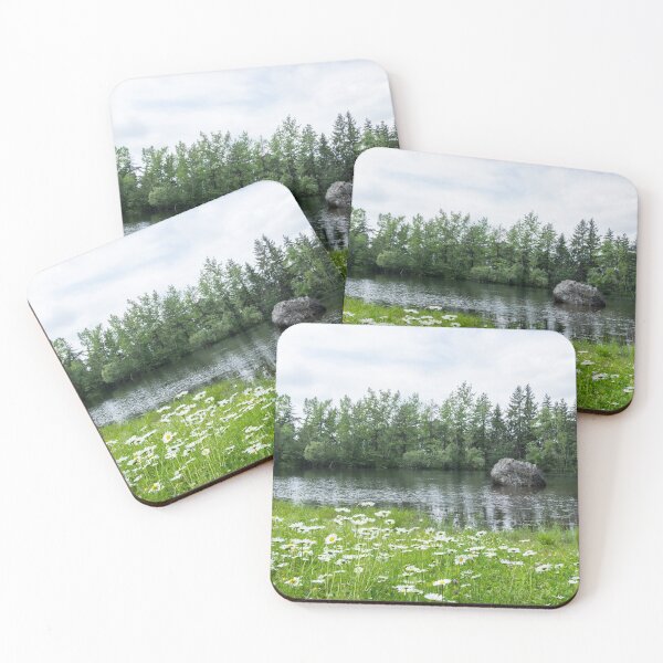 Item preview, Splendid Daisy Meadow - Summertime Forest Lake Idyll designed and sold by Georgia Mizuleva.