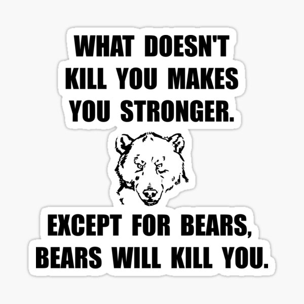 Item preview, Bears Kill Poeple designed and sold by TheBestStore.