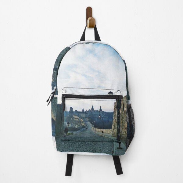 Item preview, Old fortress against the background of the blue cloudy sky, Kamenets-Podolsky, Ukraine  designed and sold by helenkaiy.