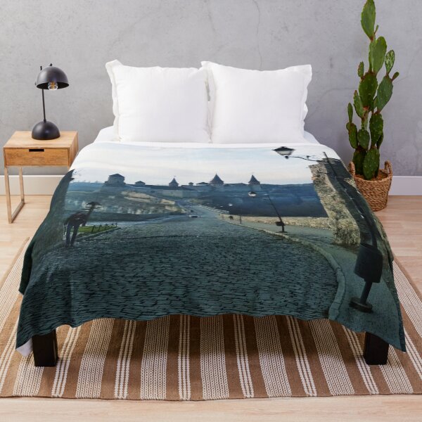 Item preview, Old fortress against the background of the blue cloudy sky, Kamenets-Podolsky, Ukraine  designed and sold by helenkaiy.