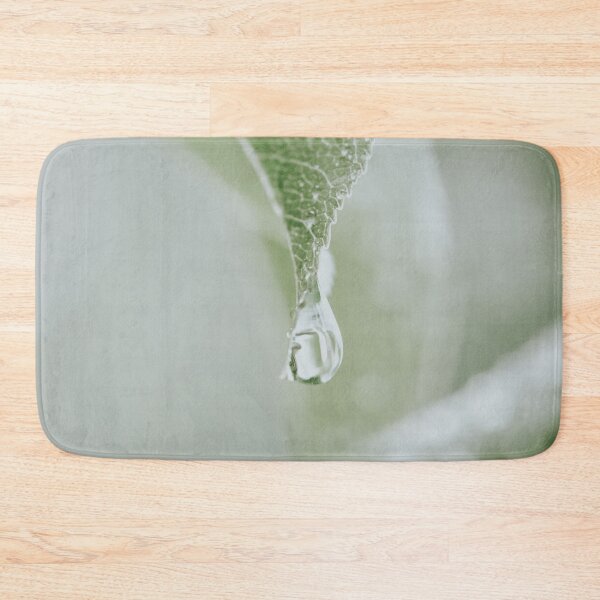 Item preview, Leaf Drop Photo | Plantlife Close-up Photography | Raindrop Hanging On Leaf designed and sold by Melissa Peltenburg.
