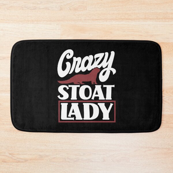 Item preview, Crazy Stoat Lady Short-Tailed Weasel Ermine designed and sold by ShopTheStyle.