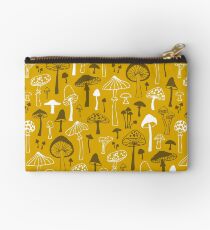 Mushrooms in Yellow Studio Pouch