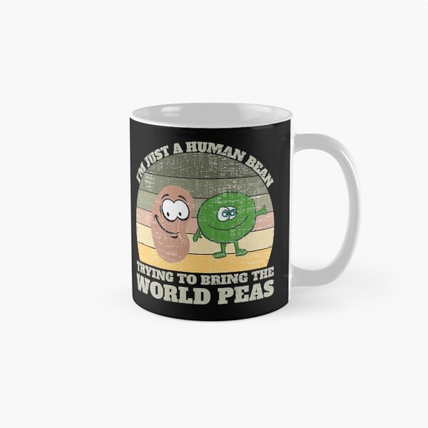 Item preview, I’m Just A Human Bean Trying To Bring The World Peas Funny Pun designed and sold by 1stAmendMerch.
