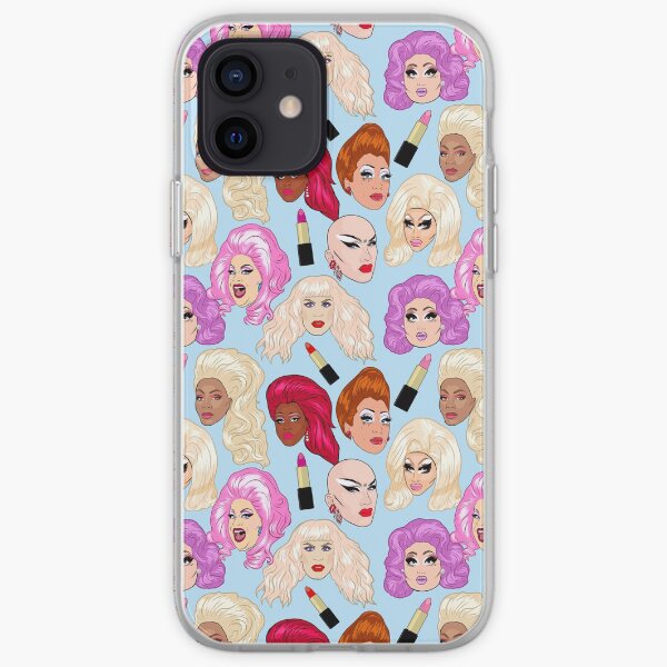 Drag Queens - blue iPhone Soft Case