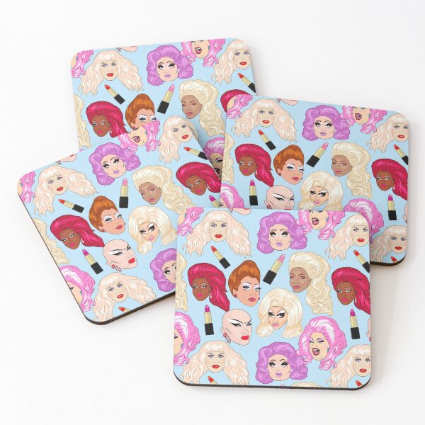 Item preview, Drag Queens - azul designed and sold by RobskiArt.