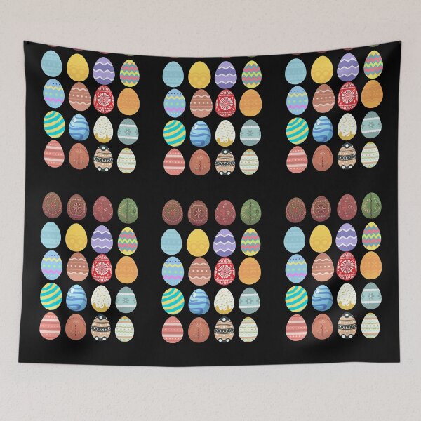 Item preview, Easter Eggs, Multicolor, Decorating Eggshells, Folklorist  designed and sold by lastechance.