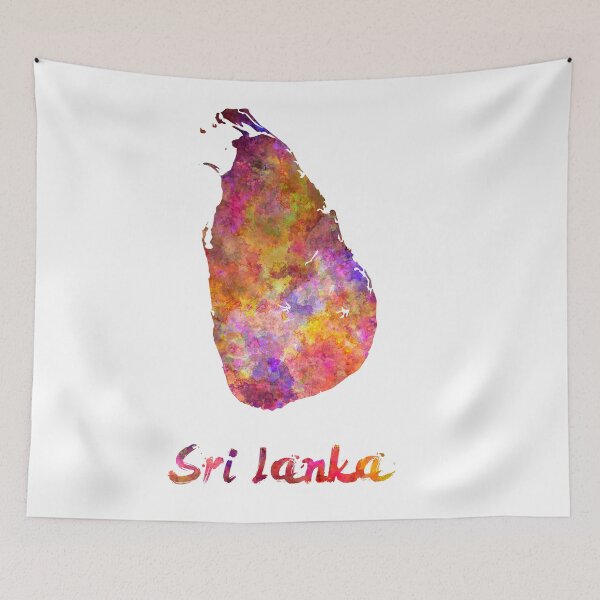 Item preview, Sri Lanka in watercolor designed and sold by paulrommer.