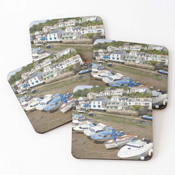 Item preview, Boats Cornish Harbour Polperro Cornwall designed and sold by acceleratorhams.