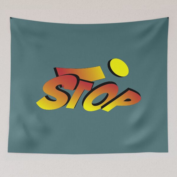 Item preview, 3D digital art of "STOP!" designed and sold by MultistorieDog.