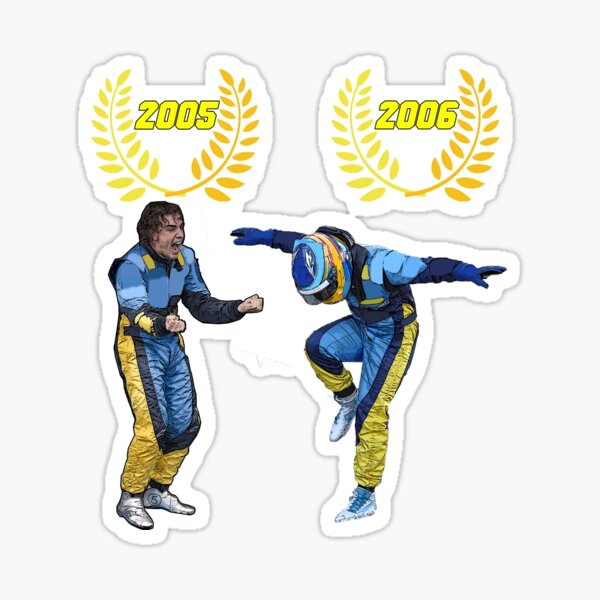 Campeonato Fernando Alonso Pegatina