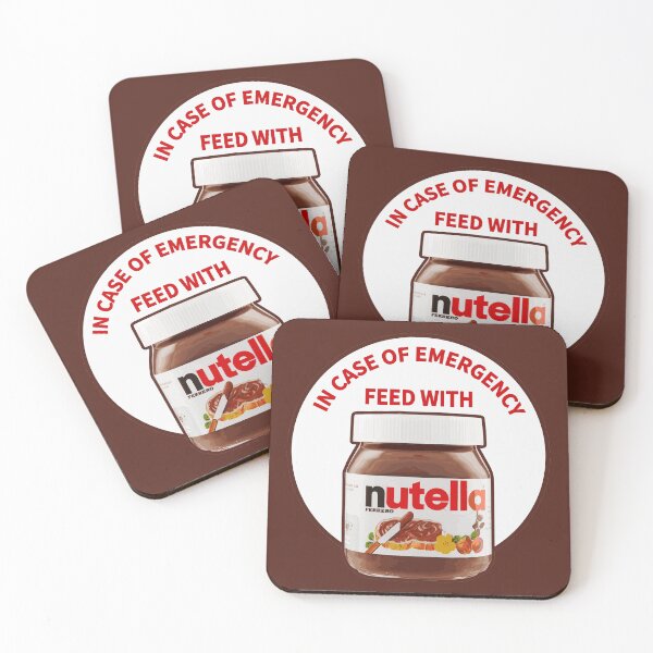 Item preview, In Case Of Emergency Feed With Nutella designed and sold by ProjecTees.
