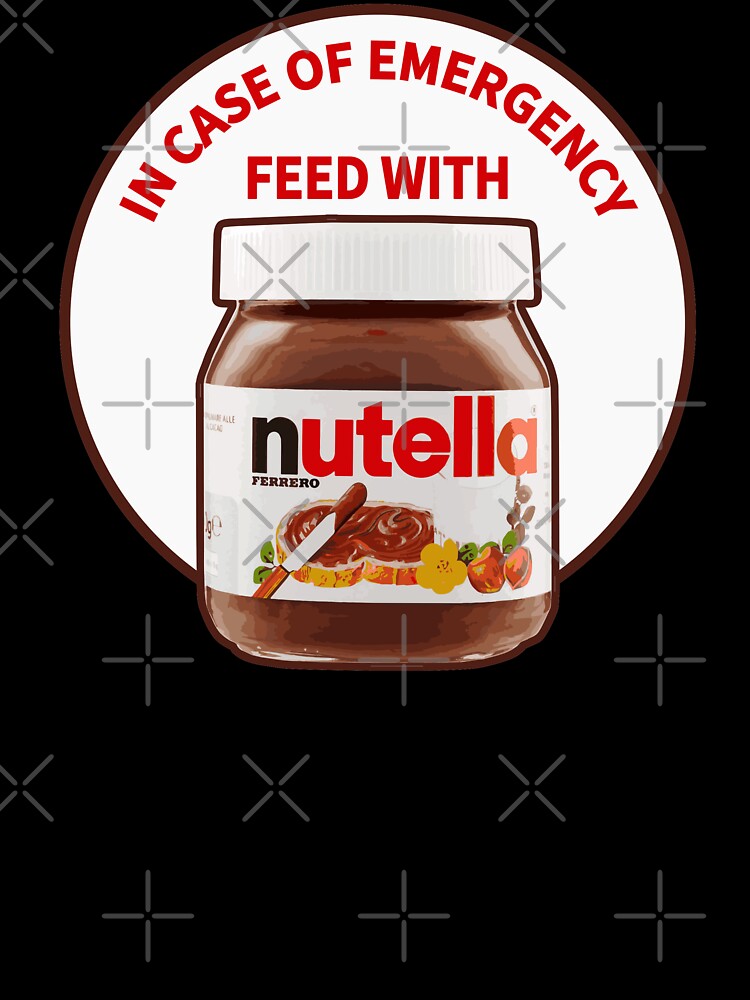 Thumbnail 2 of 2, Kids T-Shirt, In Case Of Emergency Feed With Nutella designed and sold by ProjecTees.