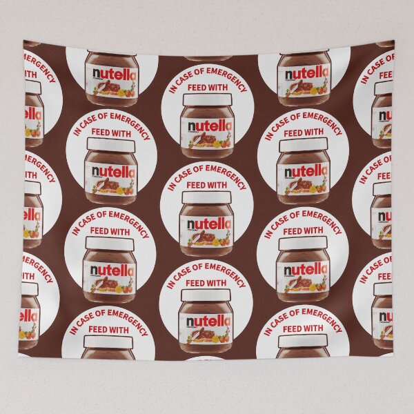 Item preview, In Case Of Emergency Feed With Nutella designed and sold by ProjecTees.