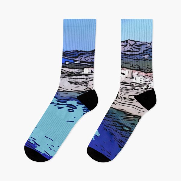 Item preview, cartoon coastal cliff designed and sold by Unique-on.